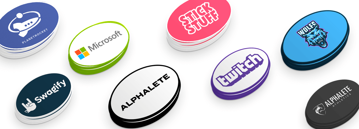 Oval Stickers